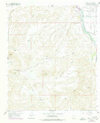Sierra Alta New Mexico Historical topographic map, 1:24000 scale, 7.5 X 7.5 Minute, Year 1959
