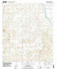 Sierra Alta New Mexico Historical topographic map, 1:24000 scale, 7.5 X 7.5 Minute, Year 1996