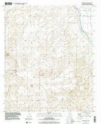 Sierra Alta New Mexico Historical topographic map, 1:24000 scale, 7.5 X 7.5 Minute, Year 1996