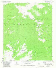 Sierra Blanca Peak New Mexico Historical topographic map, 1:24000 scale, 7.5 X 7.5 Minute, Year 1982