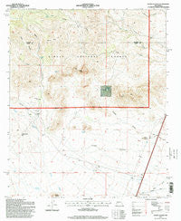 Sierra Fijardo New Mexico Historical topographic map, 1:24000 scale, 7.5 X 7.5 Minute, Year 1995
