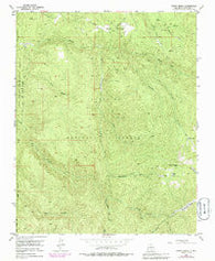 Sierra Mosca New Mexico Historical topographic map, 1:24000 scale, 7.5 X 7.5 Minute, Year 1953