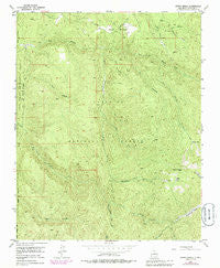 Sierra Mosca New Mexico Historical topographic map, 1:24000 scale, 7.5 X 7.5 Minute, Year 1953