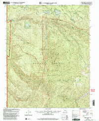 Sierra Mosca New Mexico Historical topographic map, 1:24000 scale, 7.5 X 7.5 Minute, Year 2002