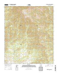 Sierra Blanca Peak New Mexico Current topographic map, 1:24000 scale, 7.5 X 7.5 Minute, Year 2013