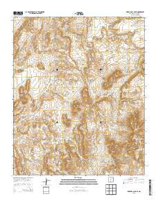 Sierra De La Cruz New Mexico Historical topographic map, 1:24000 scale, 7.5 X 7.5 Minute, Year 2013