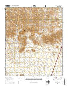 Sierra Fijardo New Mexico Historical topographic map, 1:24000 scale, 7.5 X 7.5 Minute, Year 2013