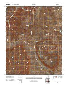 Sierra Larga North New Mexico Historical topographic map, 1:24000 scale, 7.5 X 7.5 Minute, Year 2010
