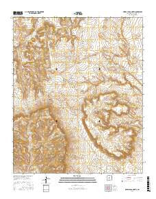 Sierra Larga North New Mexico Current topographic map, 1:24000 scale, 7.5 X 7.5 Minute, Year 2017