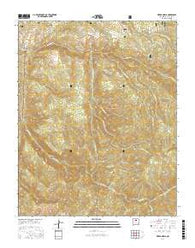 Sierra Mosca New Mexico Current topographic map, 1:24000 scale, 7.5 X 7.5 Minute, Year 2017
