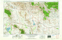 Silver City New Mexico Historical topographic map, 1:250000 scale, 1 X 2 Degree, Year 1958