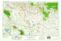 Silver City New Mexico Historical topographic map, 1:250000 scale, 1 X 2 Degree, Year 1962