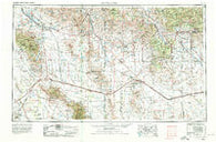 Silver City New Mexico Historical topographic map, 1:250000 scale, 1 X 2 Degree, Year 1954