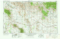 Silver City New Mexico Historical topographic map, 1:250000 scale, 1 X 2 Degree, Year 1954