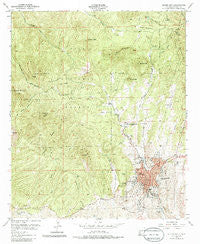 Silver City New Mexico Historical topographic map, 1:24000 scale, 7.5 X 7.5 Minute, Year 1950