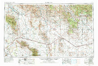 Silver City New Mexico Historical topographic map, 1:250000 scale, 1 X 2 Degree, Year 1954