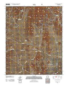 Silver Hill New Mexico Historical topographic map, 1:24000 scale, 7.5 X 7.5 Minute, Year 2011