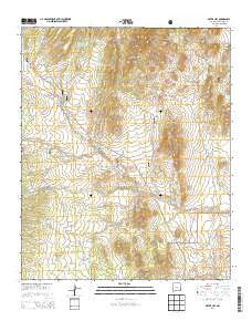 Silver Hill New Mexico Historical topographic map, 1:24000 scale, 7.5 X 7.5 Minute, Year 2013