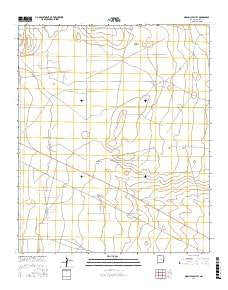 Simanola Valley New Mexico Current topographic map, 1:24000 scale, 7.5 X 7.5 Minute, Year 2017