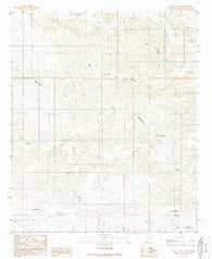 Singer Lake New Mexico Historical topographic map, 1:24000 scale, 7.5 X 7.5 Minute, Year 1989