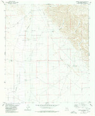 Sixteen Canyon New Mexico Historical topographic map, 1:24000 scale, 7.5 X 7.5 Minute, Year 1980