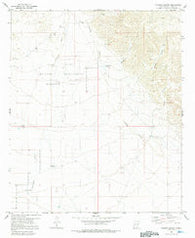 Sixteen Canyon New Mexico Historical topographic map, 1:24000 scale, 7.5 X 7.5 Minute, Year 1980