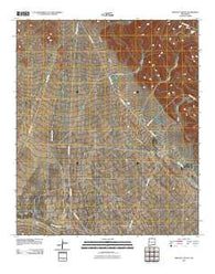 Sixteen Canyon New Mexico Historical topographic map, 1:24000 scale, 7.5 X 7.5 Minute, Year 2010
