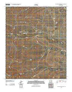 Sixteenmile Draw East New Mexico Historical topographic map, 1:24000 scale, 7.5 X 7.5 Minute, Year 2010
