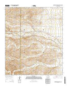 Sixteenmile Draw East New Mexico Historical topographic map, 1:24000 scale, 7.5 X 7.5 Minute, Year 2013
