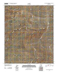 Sixteenmile Draw West New Mexico Historical topographic map, 1:24000 scale, 7.5 X 7.5 Minute, Year 2010