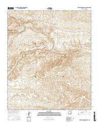 Sixteenmile Draw West New Mexico Current topographic map, 1:24000 scale, 7.5 X 7.5 Minute, Year 2017