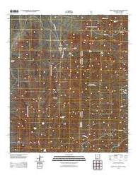 Skeleton Canyon New Mexico Historical topographic map, 1:24000 scale, 7.5 X 7.5 Minute, Year 2012