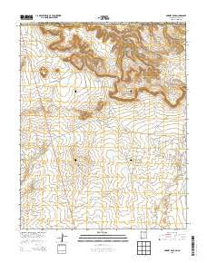 Skinney Rock New Mexico Historical topographic map, 1:24000 scale, 7.5 X 7.5 Minute, Year 2013