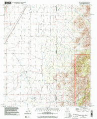 Skull Canyon New Mexico Historical topographic map, 1:24000 scale, 7.5 X 7.5 Minute, Year 1996