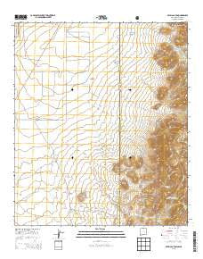 Skull Canyon New Mexico Historical topographic map, 1:24000 scale, 7.5 X 7.5 Minute, Year 2013