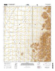 Skull Canyon New Mexico Current topographic map, 1:24000 scale, 7.5 X 7.5 Minute, Year 2017