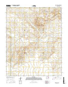 Skull Mesa New Mexico Current topographic map, 1:24000 scale, 7.5 X 7.5 Minute, Year 2017