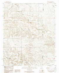 Skunk Canyon New Mexico Historical topographic map, 1:24000 scale, 7.5 X 7.5 Minute, Year 1988