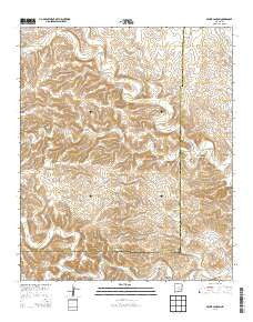 Skunk Canyon New Mexico Historical topographic map, 1:24000 scale, 7.5 X 7.5 Minute, Year 2013