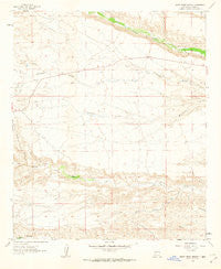 Skute Stone Arroyo New Mexico Historical topographic map, 1:24000 scale, 7.5 X 7.5 Minute, Year 1961