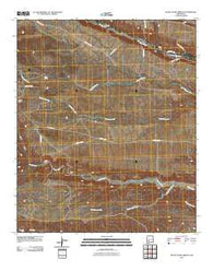Skute Stone Arroyo New Mexico Historical topographic map, 1:24000 scale, 7.5 X 7.5 Minute, Year 2010