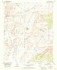 Sky Village New Mexico Historical topographic map, 1:24000 scale, 7.5 X 7.5 Minute, Year 1954