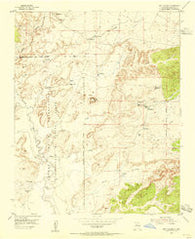 Sky Village New Mexico Historical topographic map, 1:24000 scale, 7.5 X 7.5 Minute, Year 1954