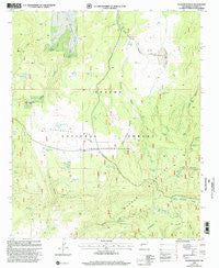 Slaughter Mesa New Mexico Historical topographic map, 1:24000 scale, 7.5 X 7.5 Minute, Year 1999