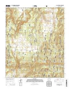Slaughter Mesa New Mexico Historical topographic map, 1:24000 scale, 7.5 X 7.5 Minute, Year 2013