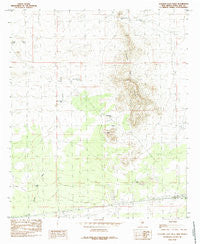 Sleeping Lady Hills New Mexico Historical topographic map, 1:24000 scale, 7.5 X 7.5 Minute, Year 1985