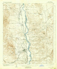Socorro New Mexico Historical topographic map, 1:62500 scale, 15 X 15 Minute, Year 1906