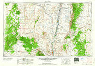 Socorro New Mexico Historical topographic map, 1:250000 scale, 1 X 2 Degree, Year 1958