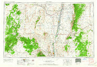 Socorro New Mexico Historical topographic map, 1:250000 scale, 1 X 2 Degree, Year 1962
