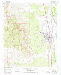 Socorro New Mexico Historical topographic map, 1:24000 scale, 7.5 X 7.5 Minute, Year 1979
